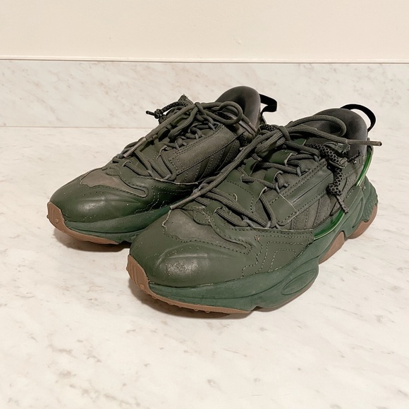 Adidas Ozweego Zip Camo Green - Picture 1 of 5